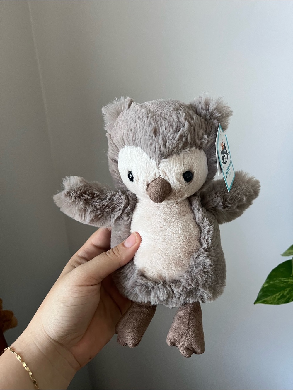 Plush willow owl